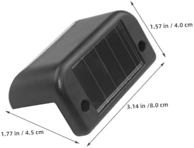 Cabilock 12pcs Solar Fence LED Step Lights for Patio, Xmas Outdoor - Image 2
