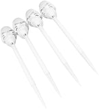 Zyyini 4pcs Solar Skull Torch Lights Flickering - Image 4