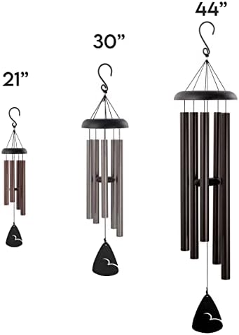 Personalized Listen to The Wind Memorial Wind Chime (21" Black) - Image 6