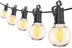 Outdoor String Lights, 100FT 100+2 G40 Bulbs Shatterproof Patio Lights by Brightown