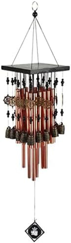 Outdoor Indoor Metal Tube Wind Chime with Copper Bell Large Windchimes for Patio Garden Terrace(D) by Unknown