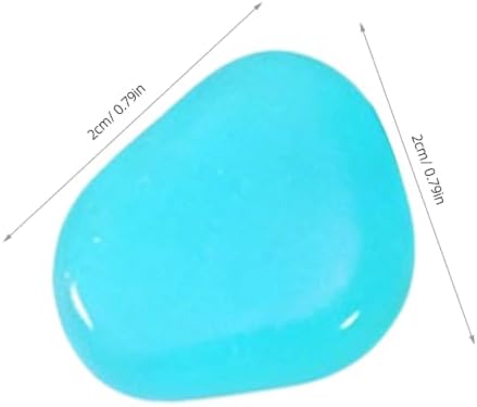 Glow in Dark Garden Pebbles 500pcs Resin Decorative Stones - Image 2