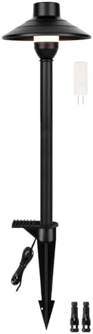 Outdoor Low Voltage Pathway Lights Wired with Replaceable G4 Bulb by ZestPatio