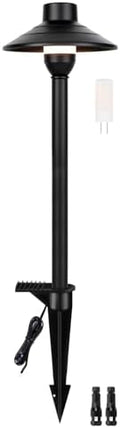 Outdoor Low Voltage Pathway Lights Wired with Replaceable G4 Bulb by ZestPatio