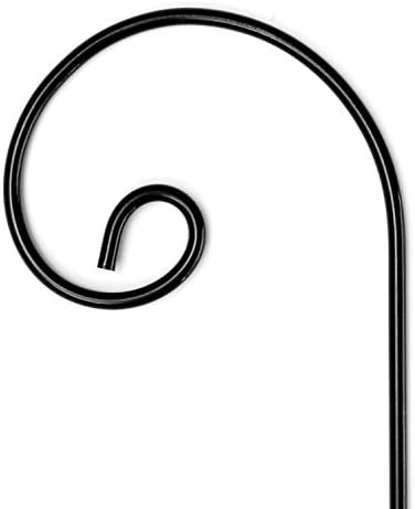 Ashman Shepherd Hook Curled (6 Pack), 35 Inch Tall 1/4 Inch Thick, Made of Premium Metal for Hanging Bird Feeders, Mason Jars, PlantHangers, Flower Basket, Christmas Lights, Lanterns, and Weddings - Image 7
