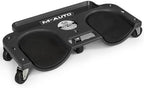 M-AUTO Rolling Knee Creeper Durable Knee Pads with Full 360 Degree Turn Casters and Tool Tray, Garage Kneeling Pads on Swivel Castors for Home Workshop Auto Repairing Maintaining, Black by M-AUTO