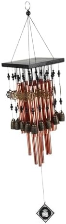 SUPVOX 1Pc Retro Home Decoration Solid and Multi Tube Wind Chime Antique Hanging Adornment for Outdoor and Indoor Use by SUPVOX