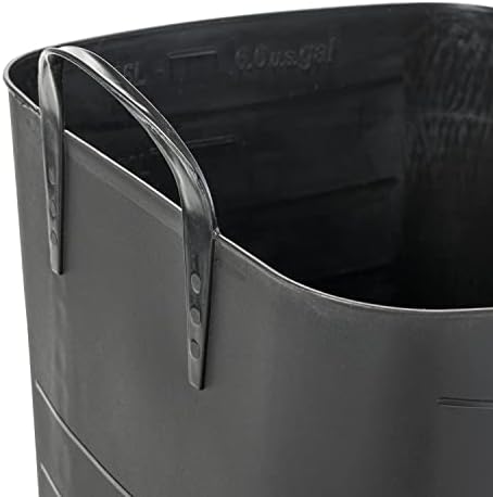 Life Story 18 Pack Flexi Tub Basket, 6.6 Gal Plastic Storage Totes, Black - Image 2