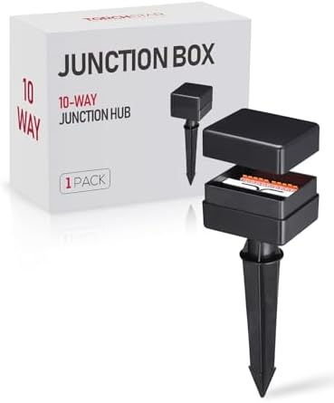 LEONLITE 10-Way Junction Hub for Low Voltage Landscape Light Outdoor by LEONLITE