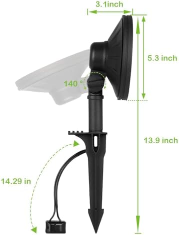 hykolity Low Voltage LED Landscape Wall Wash Light, Outdoor Spotlights - Image 4