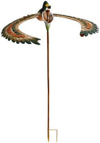 Rustic Metal Duck Kinetic Balancer Garden Stake Wind Sculpture Outdoor Yard Art Center - Image 5