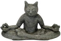 Solid Rock Stoneworks Meditating Cat- 9in Tall- PreAged by SolidRockStoneworksLLC