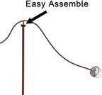 Metal Yard Balancer Garden Decorative Stakes 67", Rusty Treatment Iron Balancing Sculpture, Girl Flying Kite Balanced Stake, Present to Mother Sister Daughter as Park Lawn Patio Decor Art - Image 3