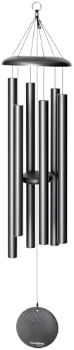 Corinthian Bells by Wind River - 44 inch Silver Vein Wind Chime for Patio, Backyard, Garden, and Outdoor Decor (Aluminum Chime) Made in the USA by CorinthianBells
