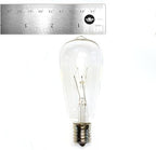 Vintage Edison Outdoor String Lights (ST40 Clear - Black Wire, 25 ft) - Image 7