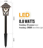 Malibu Lights Outdoor Low Voltage Landscape Path Lights LED Garden Pathway Light 0.8W Warm White Lights for Lawn, Yard, Patio 8405-9112-01 - Image 2