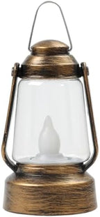 6 inch Retro Lantern LED Candle Lanterns Indoor Decor Lantern Outdoor Hanging Lanterns 12 Pcs Decorative Lantern for Wedding Decor, Halloween, Christmas and Various Holiday Parties. (Gold, Large) - Image 6