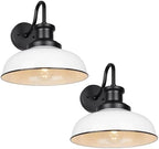 Outdoor Barn Lights, Rustic Outdoor Wall Sconces, Farmhouse Exterior Wall Mount Lights, Vintage Indoor Wall Lighting Fixtures, Industrial Lantern Lamps for Porch, Garage, Patio, Shed by Diyel