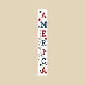 Calloway Mills 118824707 God Bless America White Porch leaner, 47" x 7.25" by Callowaymills