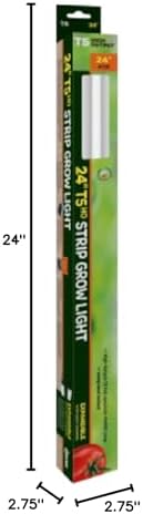 SUNPACK High Output T5HO 24W 6400K Full Spectrum Strip Grow Light, White, 24" - Made for Indoor Gardening or Greenhouses, Ideal for Seed Starting - Image 4