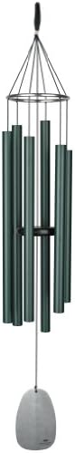 Woodstock Chimes Signature Collection, Bells of Paradise, Rainforest Green 44", Decor Designs Wind Chimes for Outdoor, Patio, Home or Garden Décor (BPLRG) - Image 3