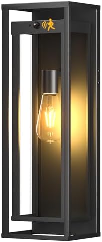 20in Motion Sensor Outdoor Lighting Dusk to Dawn Extra Large Wall Sconce by SIAFAVOI