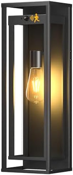 20in Motion Sensor Outdoor Lighting Dusk to Dawn Extra Large Wall Sconce by SIAFAVOI