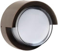 Feit Electric Outdoor LED Wall Sconce, Round Wall Mount Light Fixture, Dusk-to-Dawn, 5000K Daylight, Hardwired, Bronze Finish, Polycarbonate Lens, 50,000-Hour Lifetime, S5RWM/850/DD/BZ by FeitElectricCompany