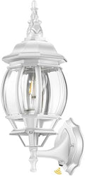 VIANIS White Dawn to Dusk Outdoor Light Fixture, 100% Aluminum Waterproof by VIANISLIGHTING