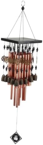 Copper Wind Chime Balcony Ornament for Garden and Yard Vintage Red - Image 7