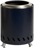 Black Wood Burning Fire Pit, Portable Tabletop Stove, Stainless Steel, Smokeless for Firewood, Outdoor Camping, Picnic, Backyard, 5.9 X 7.9 X 5.9 in by LUMINFLY
