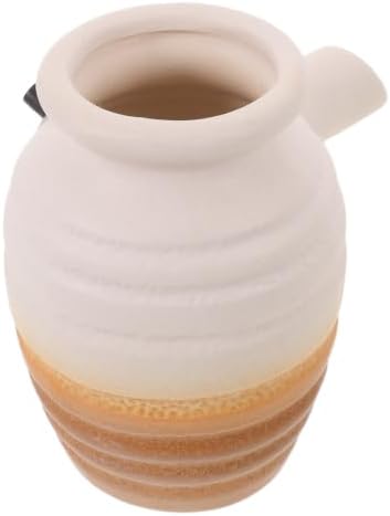 Ceramic Pot Water Fountain with Soothing Water Flow and Easy DIY Installation, Outdoor Fountain Waterfall for Garden and Patio, Sturdy Ceramic Material Decorative Pond Spitter by JEWEDECO