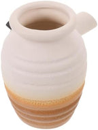 Ceramic Pot Water Fountain with Soothing Water Flow and Easy DIY Installation, Outdoor Fountain Waterfall for Garden and Patio, Sturdy Ceramic Material Decorative Pond Spitter by JEWEDECO