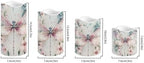 Dragonfly MarbleFlickering Flameless Candles Pillar LED Candles with Remote and Timer Set of 4 Color Changing Battery Operated Candles for Home Birthday Decoration - Image 2