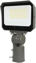 LAMPHOME LED Flood Lights Outdoor 35/60/80W and 3000/4000/5000K Adjustable 10400Lm,Dusk-to-Dawn Sensor o Dawn Flood Light for Yard, Garage, Garden,UL Listed,Includes Knuckle Mount by ULL