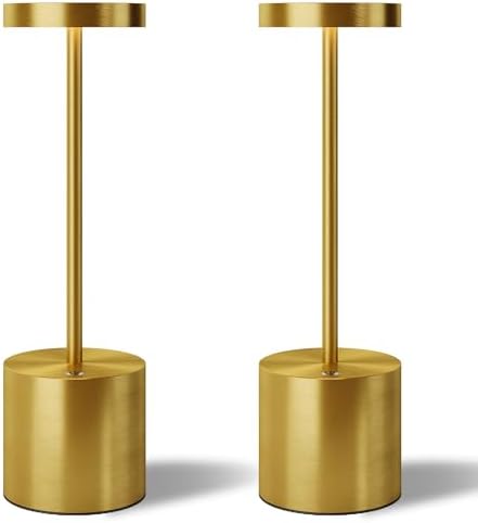 TBBGA LED Cordless Table Lamps Set of 2, 5000mAh Rechargeable Table Light by TBBGALEDCordlessTableLamps
