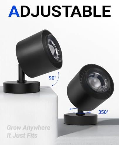 Barrina TR40A LED Track Grow Lights, Black, 40W 4000K, High PPFD, 1-Pack - Image 6