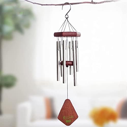 Wind Chime Outdoor 18" Memorial Wind Chime with 6 Tubes Soothing Melodic Tones Sympathy Gifts Patio Home Decoration Decorative(Gold) - Image 6