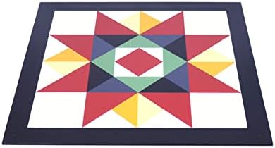 AmishToyBox.com Hand-Painted Barn Quilt - Washington Star Design - Outdoor Wall Sign Decor (24" x 24") - Image 4