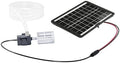6W Solar Water Pump With 9V Panel, 12V Submersible Pump for Fountain Pond Fish Tank and Rockery, 240L/H Circulation System with Filter and 2m Hose for Outdoor Garden Use(Without switch) by Unknown