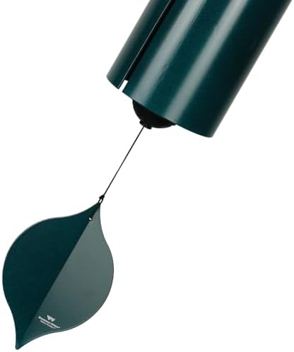 Woodstock Wind Chimes Heroic Windbell Wind Chimes for Outside, 40" Green Large Windchime for Outdoor Garden, Patio, Porch Wind Bell, Deep Tone Sound - Image 4