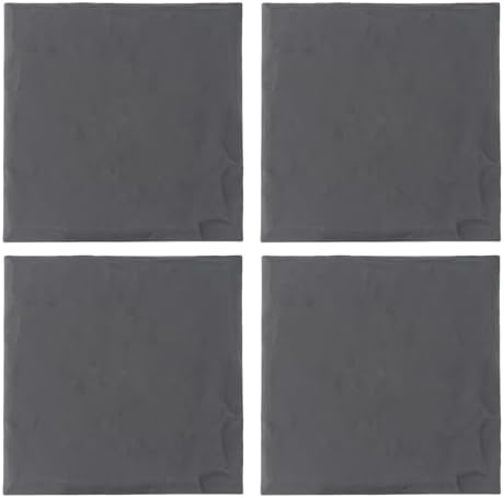 Resin Stepping Stones 4 Pack, 15.5 Inch, with Ground Stakes (Gray) by Unknown