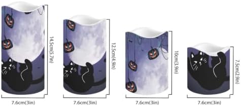 Black Cat Electric Flameless Candles with Remote Control - Image 2