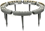 Low Voltage Landscape Uplights, Outdoor Waterproof Tree Ring Lights by KPHYMOD