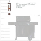 Shenandoah Melodies by Wind River - 29 inch Copper Vein Wind Chime for Patio, Backyard, Garden, and Outdoor décor (Aluminum Chime) Made in the USA - Image 6