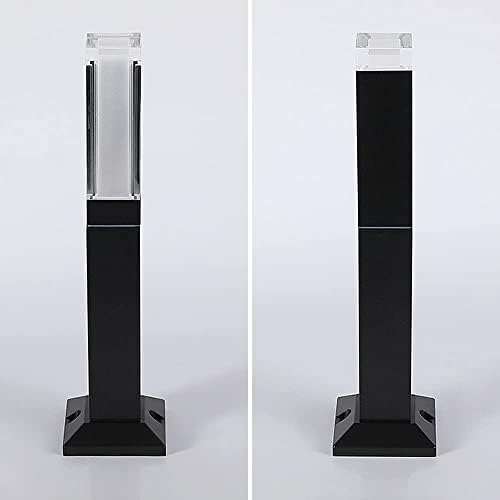 Outdoor Bollard Lights, Modern Square Pathway Lighting, Waterproof LED Landscape Area Light Fixture for Garden, Yard, Walkway, Driveway, Patio, Commercial & Residential 3000K - Image 4