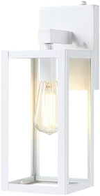GRUENLICH Outdoor Wall Light Fixture Dusk to Dawn, Tempered Glass by GRUENLICH