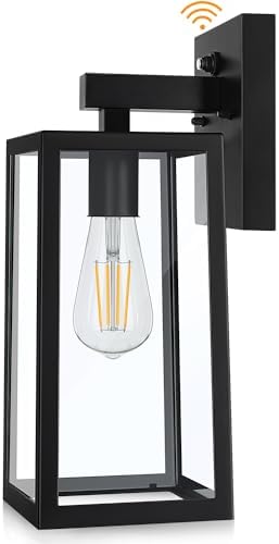 13.6" Dusk to Dawn Sensor Outdoor Wall Lighting, Extra Large Wall Sconce by ShineHai
