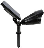 Alpine Corporation 6" Tall Solar Rotating Projector Lights, Dual Function with Multicolor LED Outdoor Decorative Lights, Black - Image 5