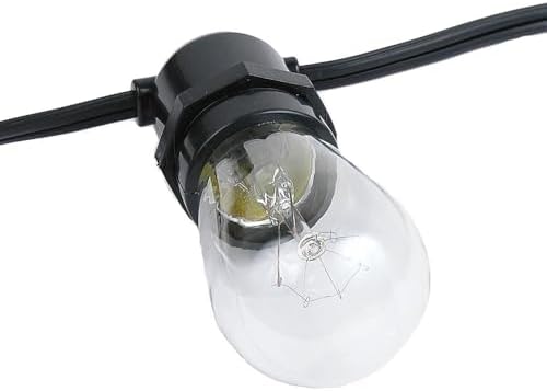Novelty Lights 37.5 Feet Heavy Duty Light String, 25 E26 Sockets, No Bulbs - Image 4